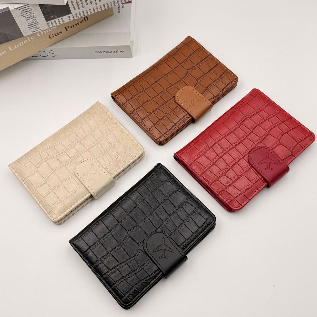 Travel Organizer Men - PU Leather Passport Cover for Men