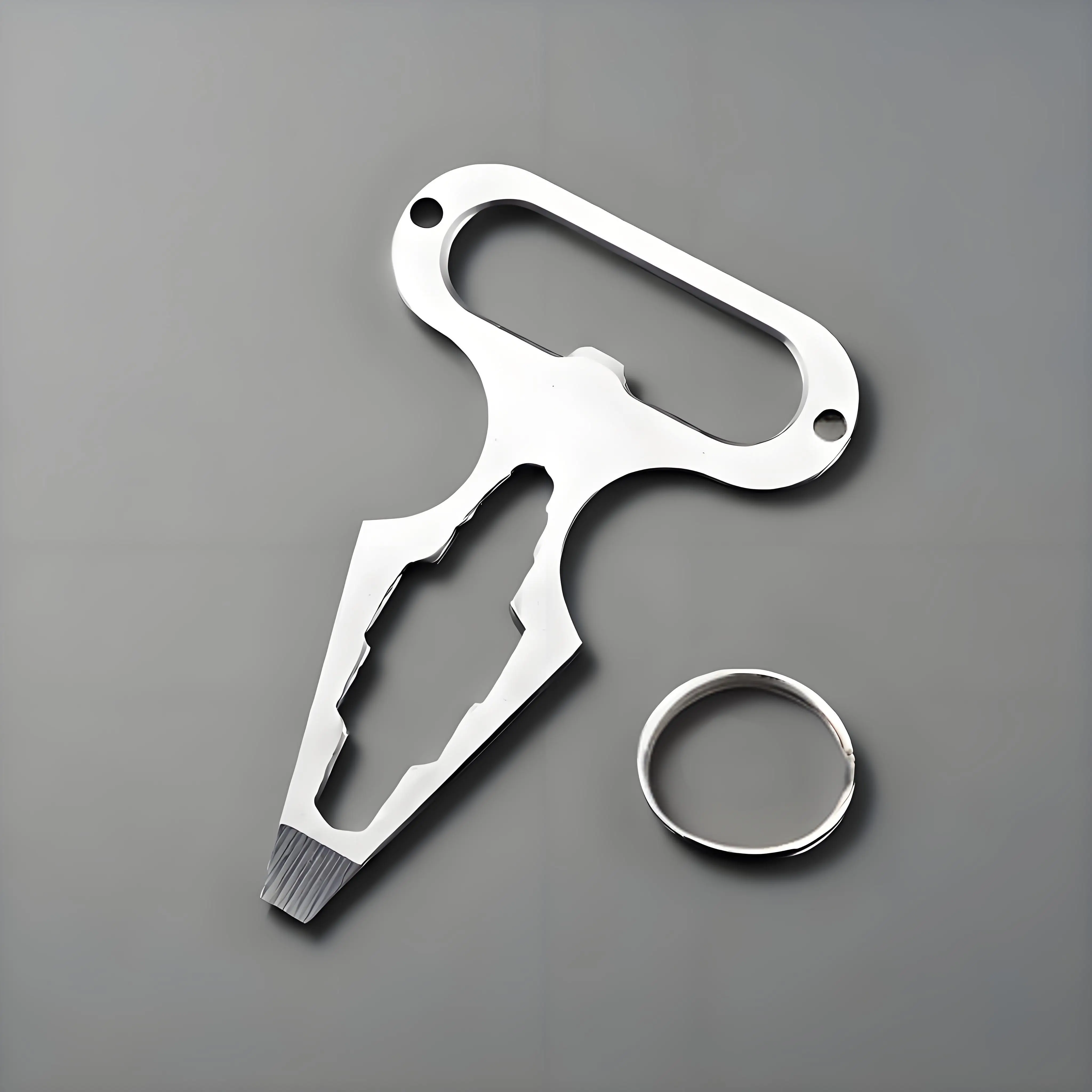 Keychain Multi Tool - Outdoor EDC Survival Tool Personal Self-Defense