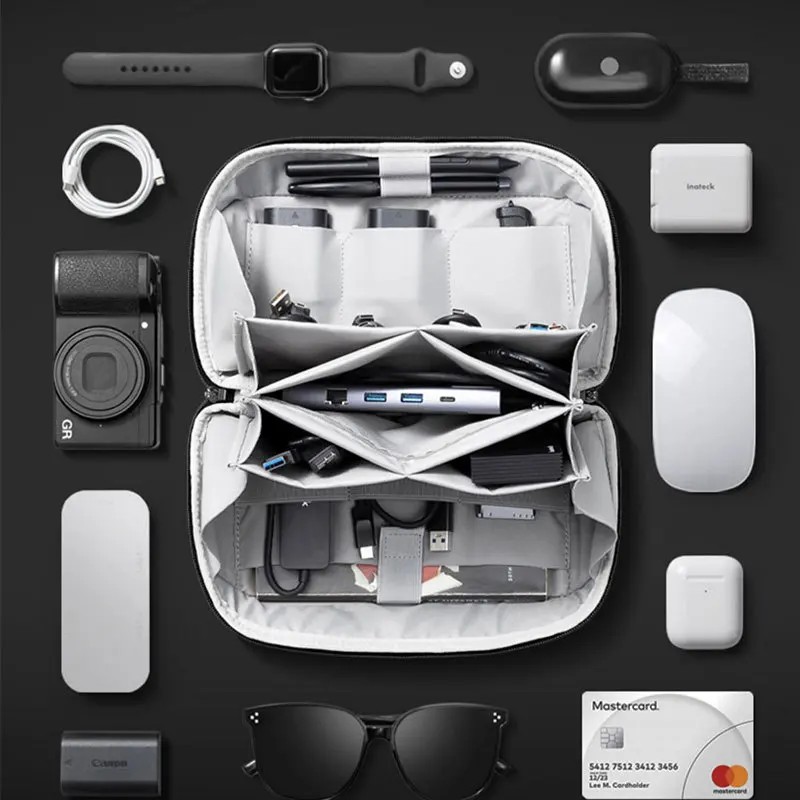 Men Accessories Bag - Multifunctional Digital Accessories Bag Upgraded Waterproof