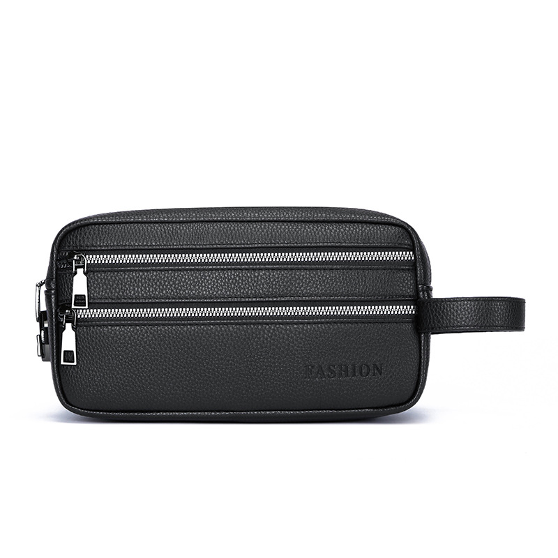 Travel Organizer Men - Vintage Men Hand Clutch Bag Multi‑Layer