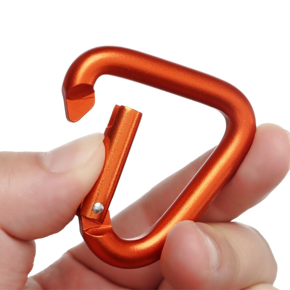 Keychain Multi Tool - Triangle/Square Colorful Carabiner Outdoor Camping Hiking