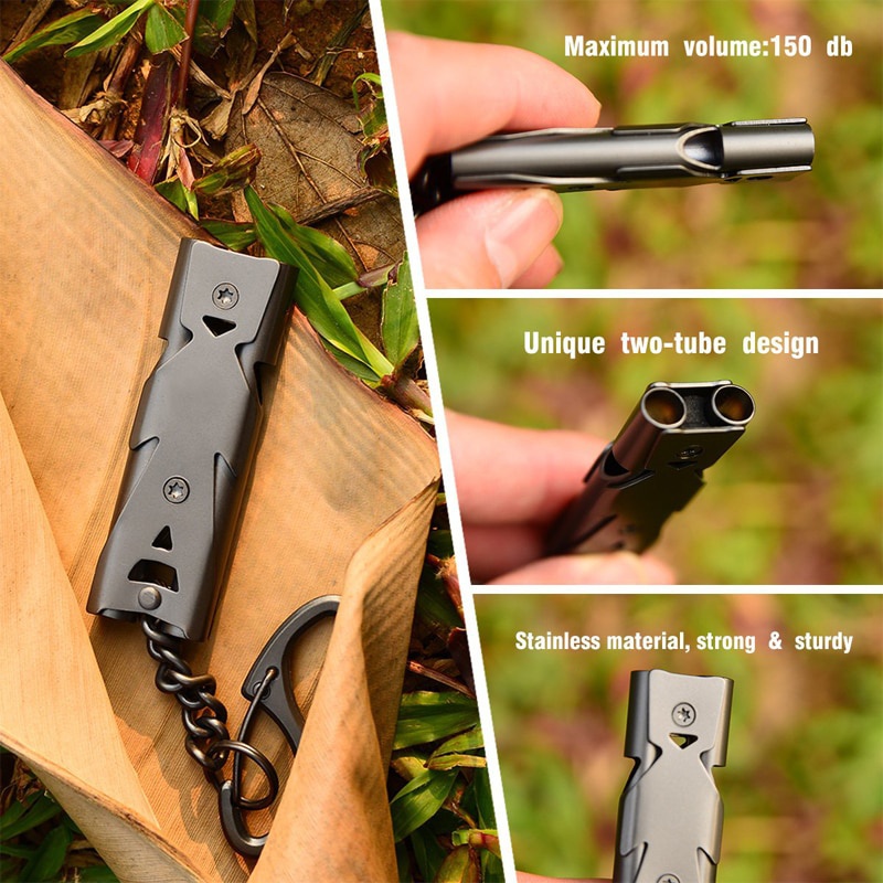 Outdoor EDC Survival Whistle H - Keychain Multi Tool 评论和价格