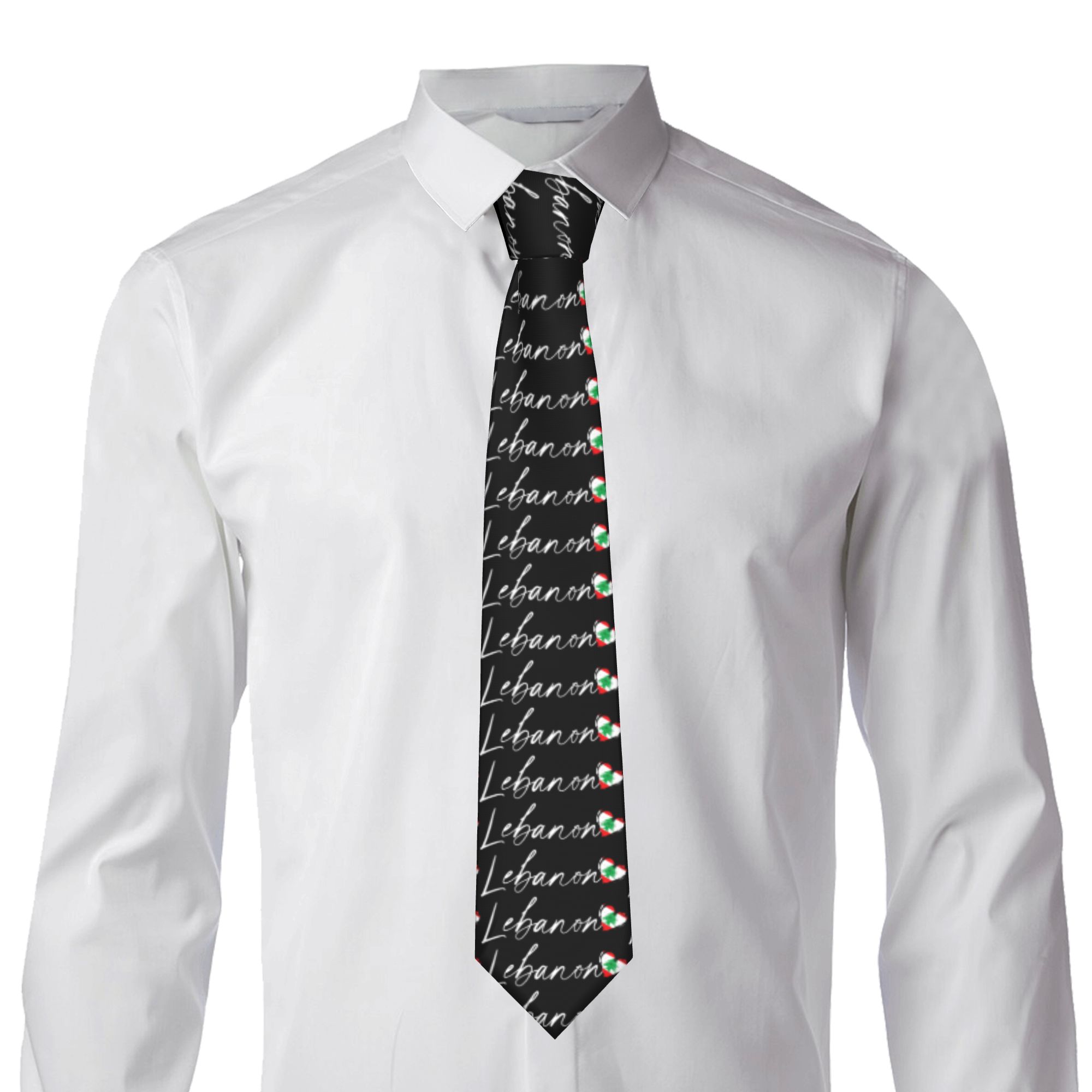 Men's Tie Lebanon Lebanese Fla - Men Accessories Lebanon 评论和价格