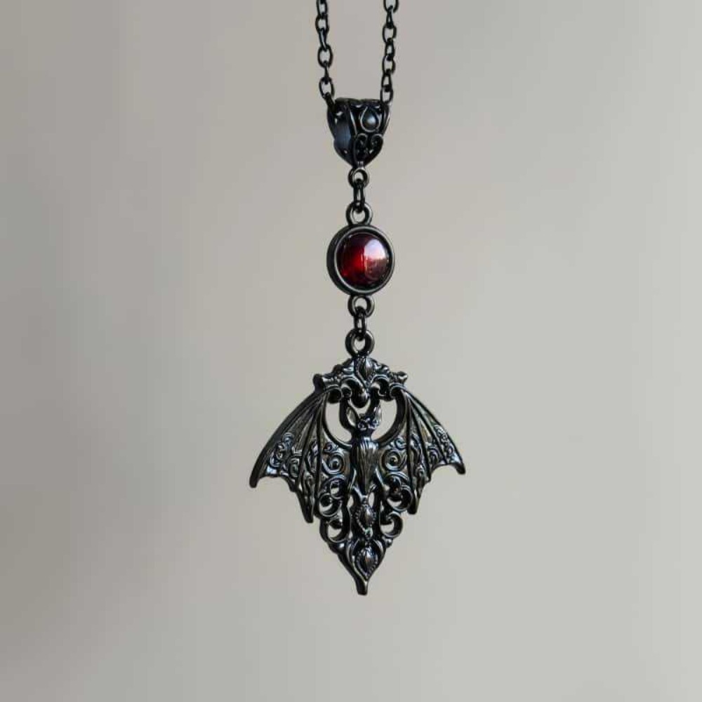 Gothic Punk Hollowed-out Black - Men'S Vampire Accessories 评论和价格