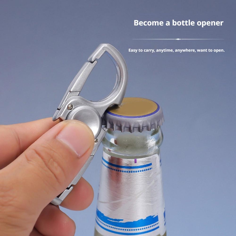 Metal Fidget Spinner Carabiner - Keychain Multi Tool 评论和价格