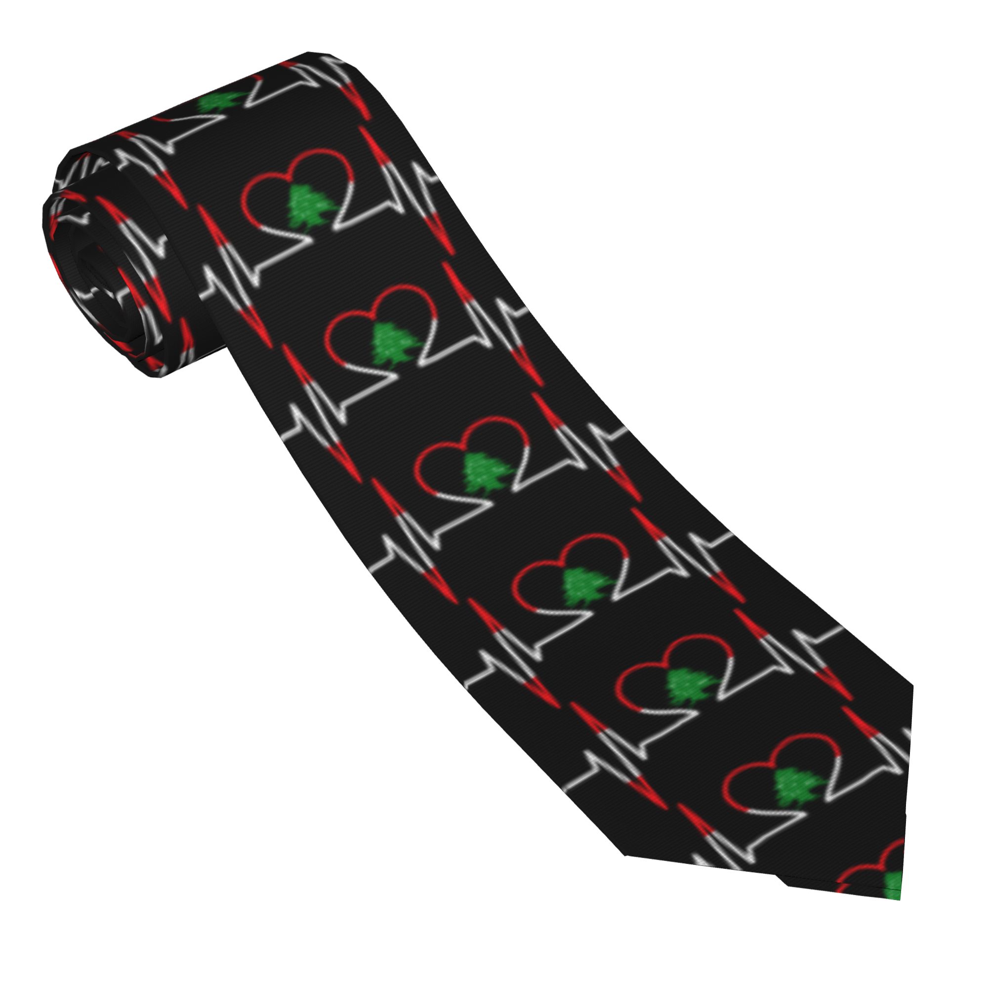 Heartbeat ECG Lebanon Tie Leba - Men Accessories Lebanon 评论和价格