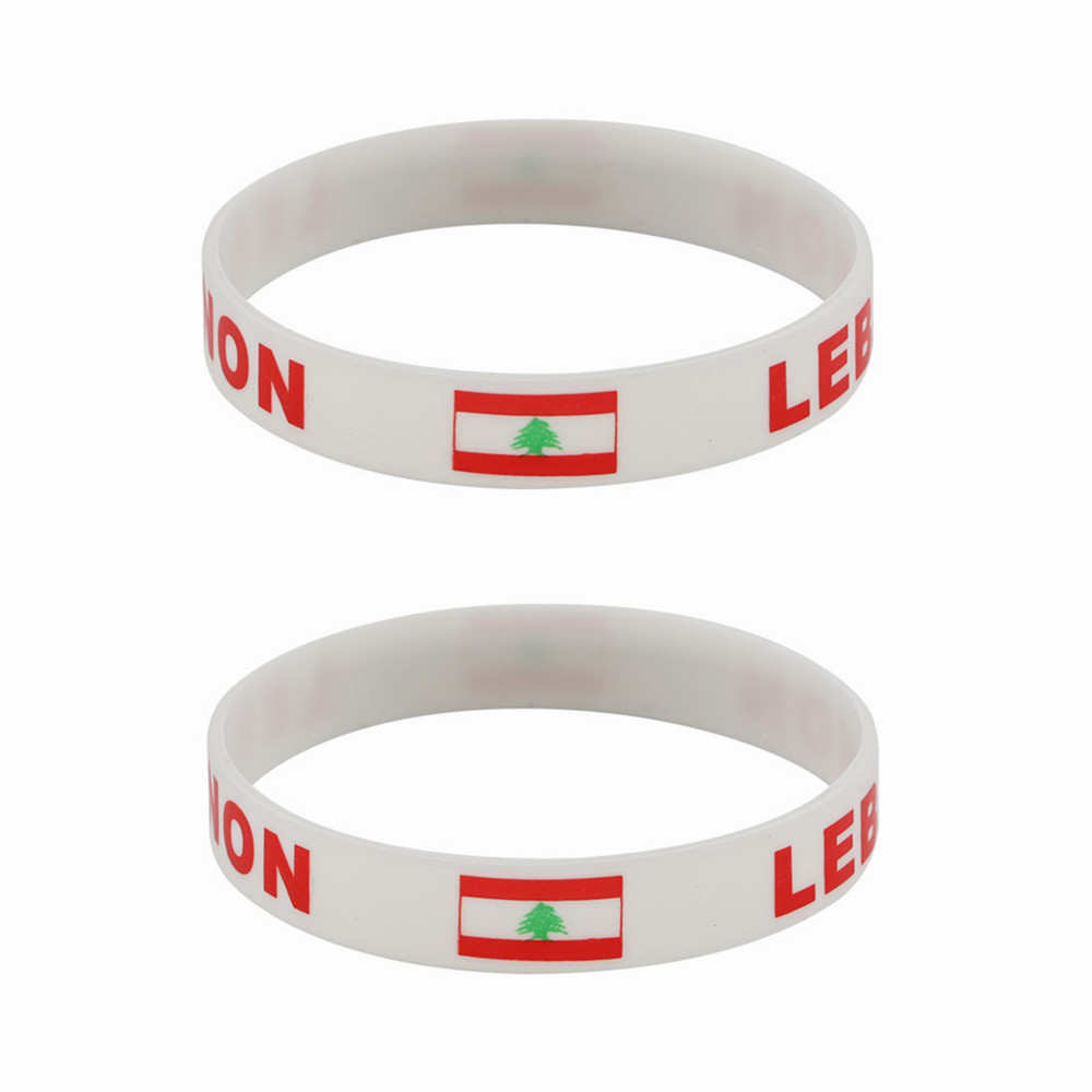 2pcs Lebanon Flag Silicone Bra - Men Accessories Lebanon 评论和价格