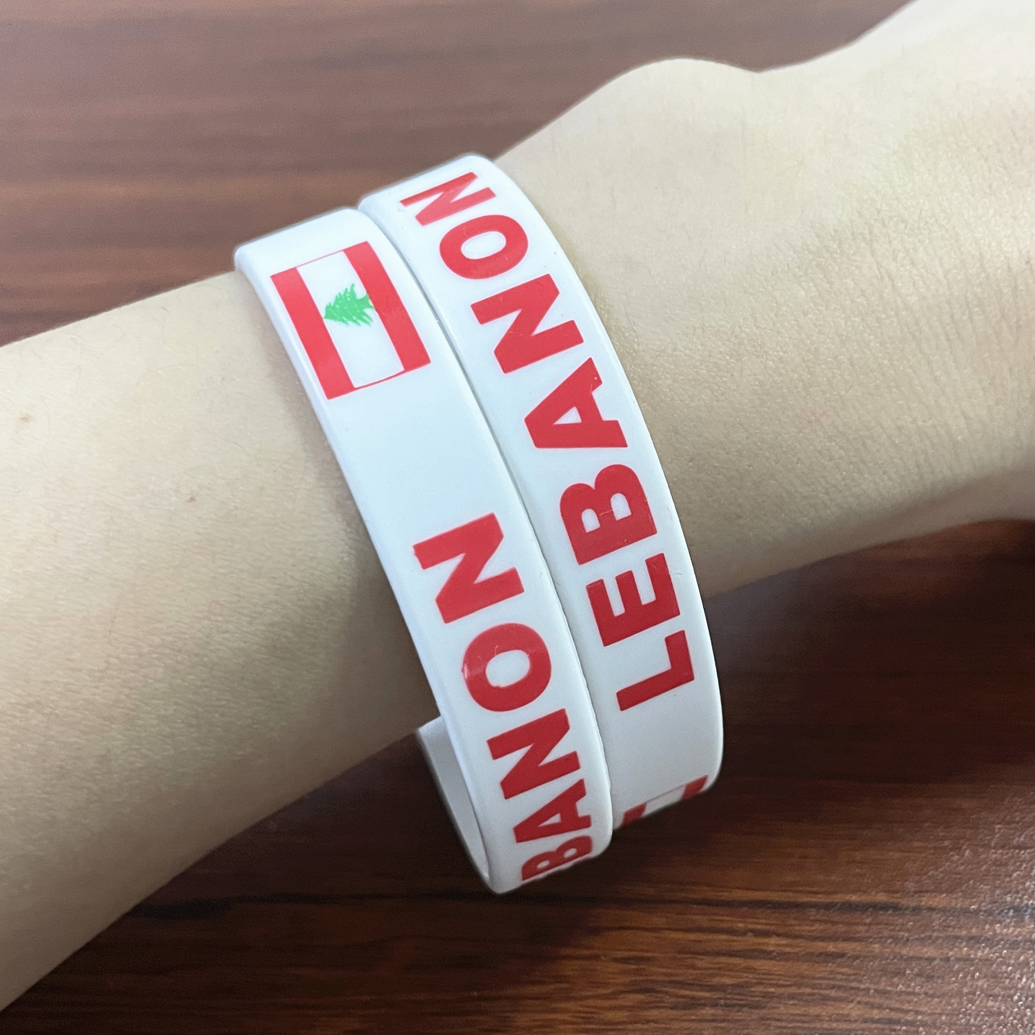 2pcs Lebanon Flag Silicone Bra - Men Accessories Lebanon 评论和价格