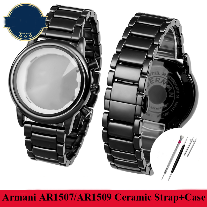 High quality ceramic strap+cas - Men'S Accessories Armani 评论和价格