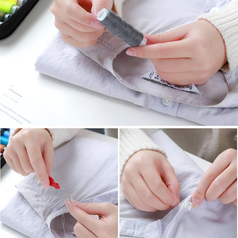 Portable 10Pcs/set Sewing Kit  - Men'S Accessories Drawer Organizer 评论和价格