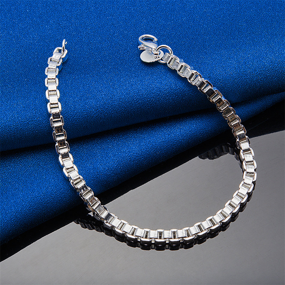 925 sterling silver 8-inch exq - Men Accessories Chain And Bracelet 评论和价格