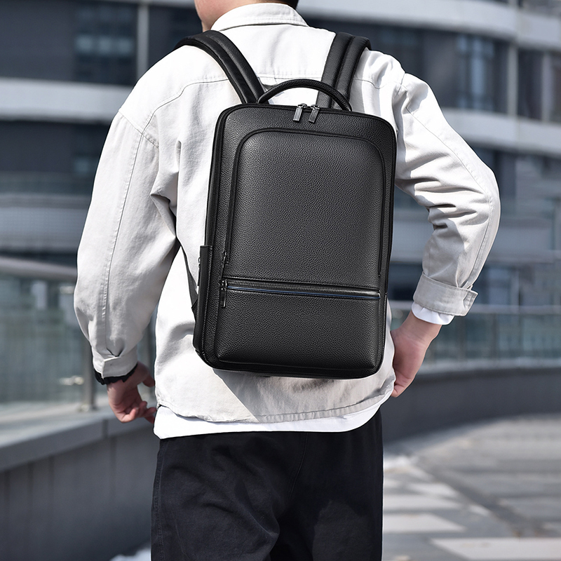 PU Leather Men's Backpack USB  - Men Accessories Bag 评论和价格