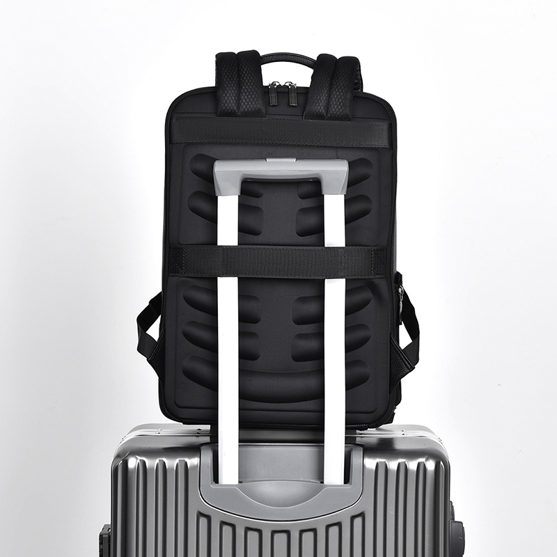 PU Leather Men's Backpack USB  - Men Accessories Bag 评论和价格