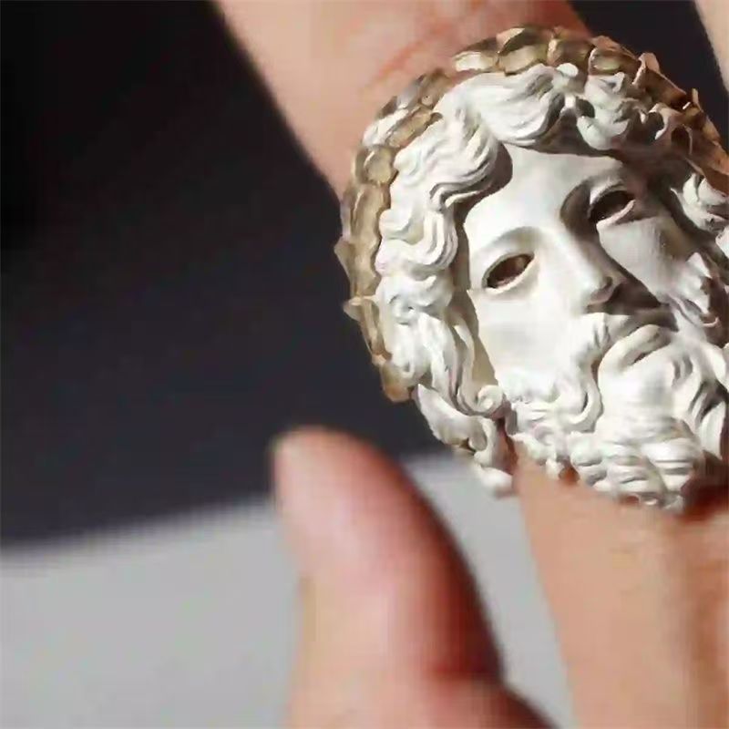 Greek Mythology Zeus Ring Burn - Zeus Men Accessories 评论和价格