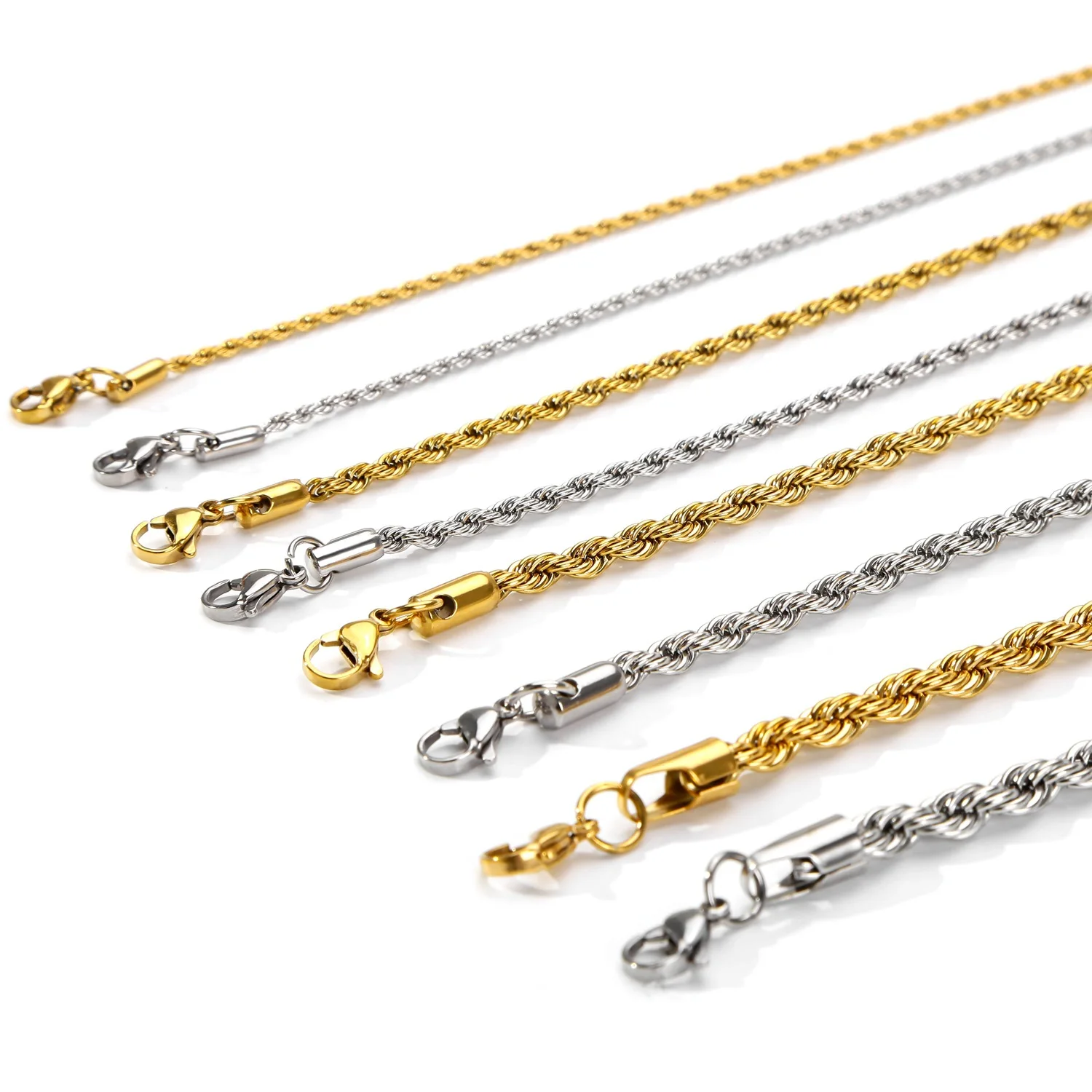 Hip-Hop Rock 925 sterling silv - Men Accessories Chain And Bracelet 评论和价格