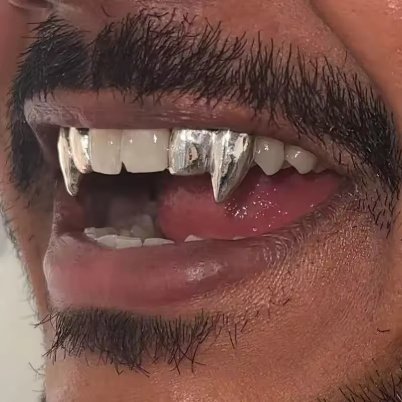 TOPGRILLZ Vampire DIY Double F - Men'S Vampire Accessories 评论和价格