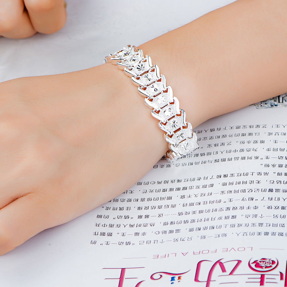 Noble 925 Sterling Silver Fash - Men Accessories Chain And Bracelet 评论和价格