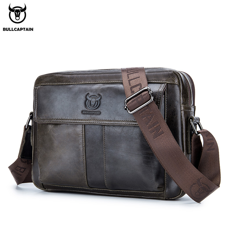 BULLCAPTAIN Genuine Leather Me - Men Accessories Bag 评论和价格