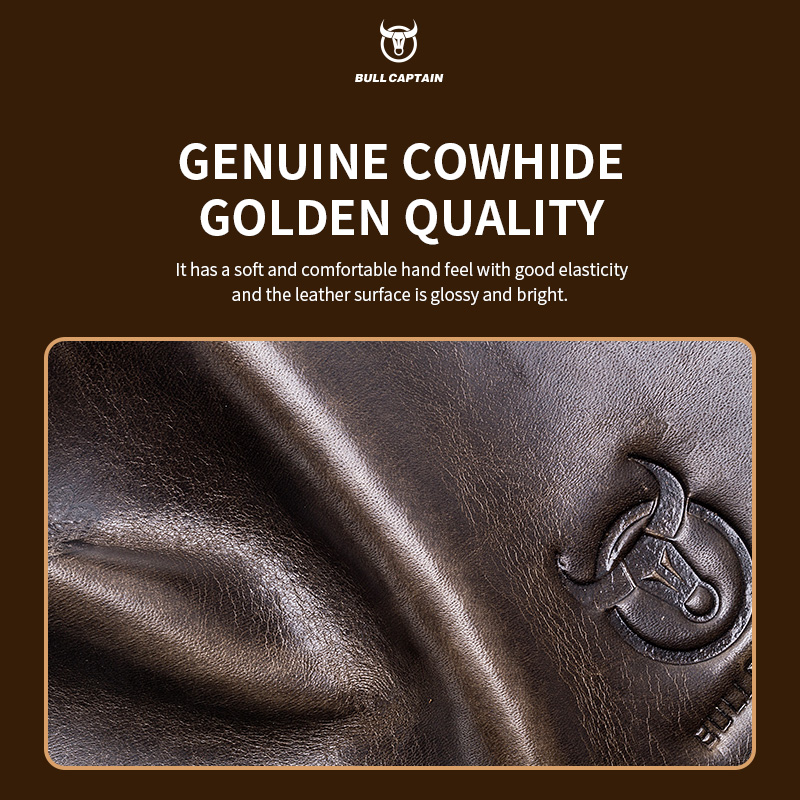 BULLCAPTAIN Genuine Leather Me - Men Accessories Bag 评论和价格