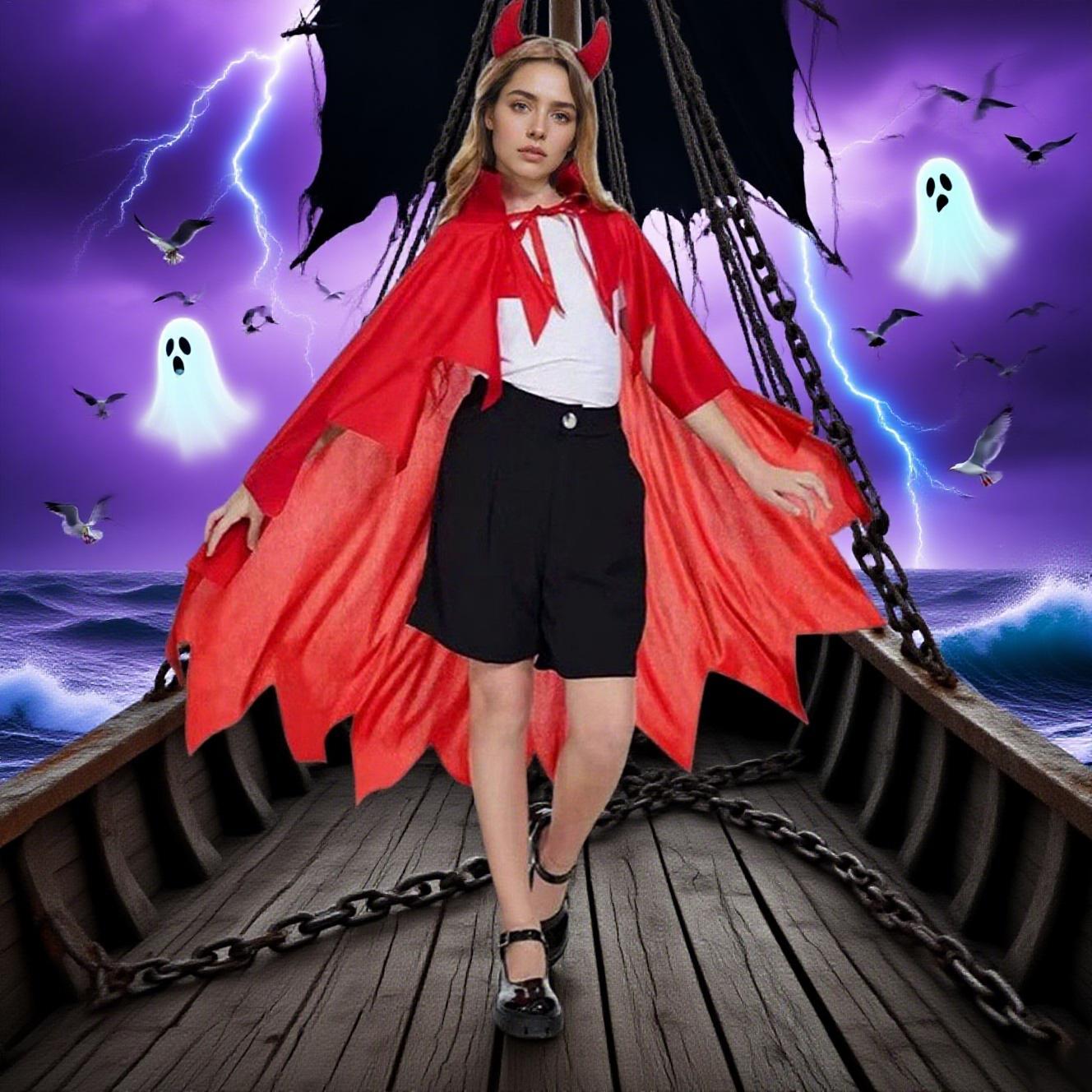Vampire Cape Vampire Outfits H - Men'S Vampire Accessories 评论和价格