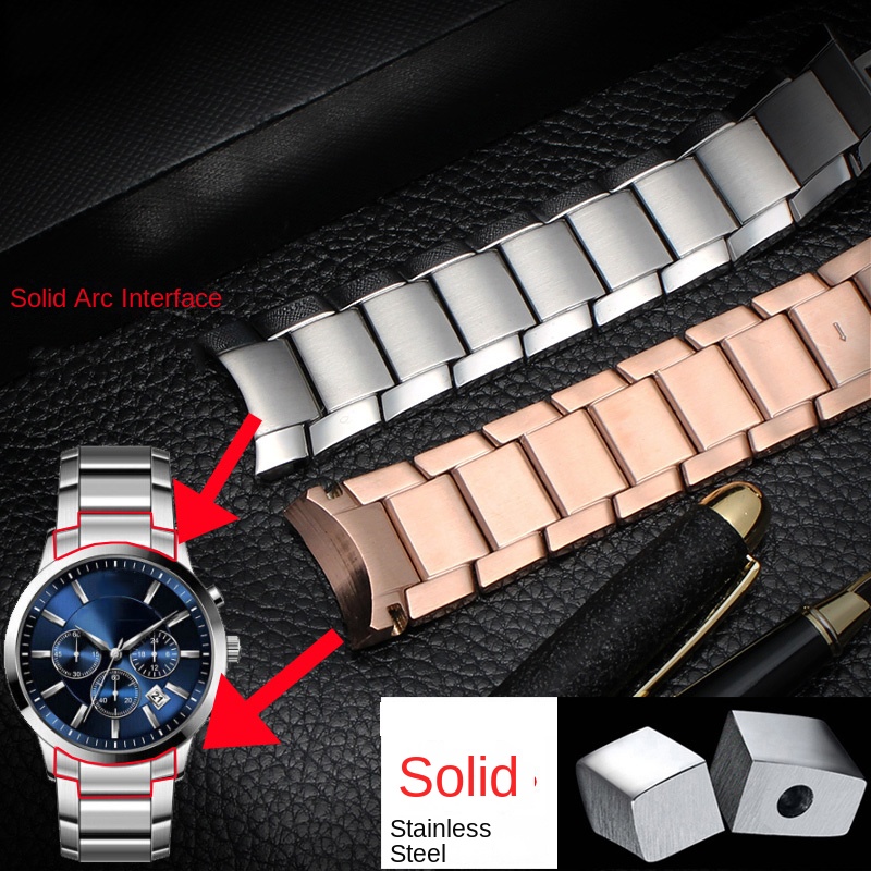 22mm Bracelet For Armani AR244 - Men'S Accessories Armani 评论和价格