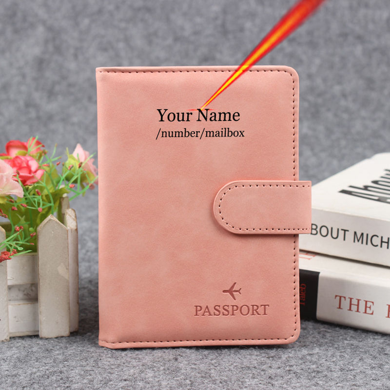 Magnetic Button Passport Cover - Men Accessories Name 评论和价格