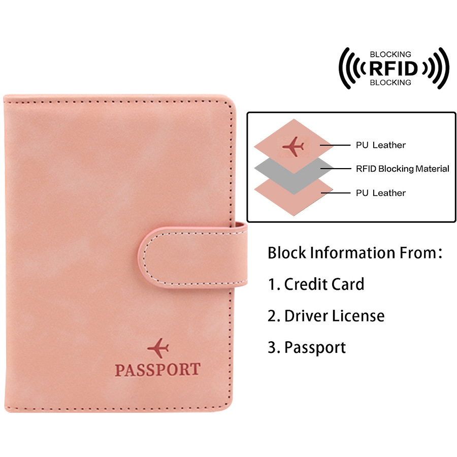Magnetic Button Passport Cover - Men Accessories Name 评论和价格