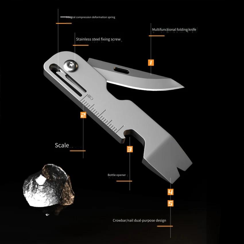 Titanium Alloy Multi-Function  - Keychain Multi Tool 评论和价格