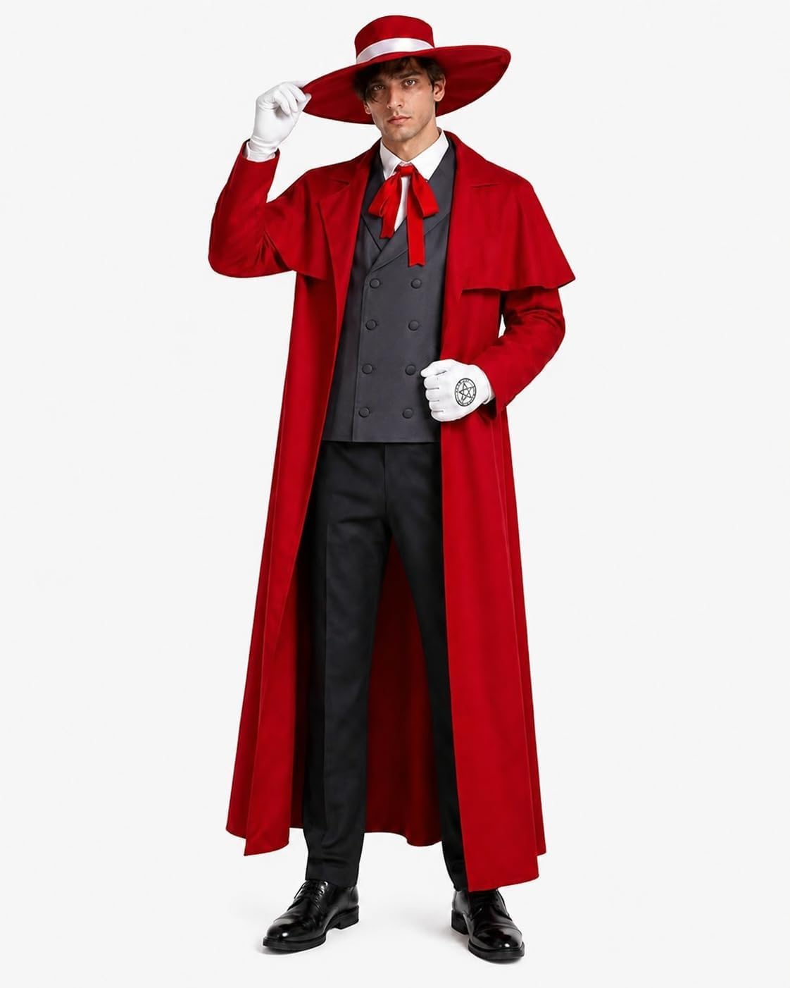 Anime Alucard Cosplay Costume  - Men'S Vampire Accessories 评论和价格