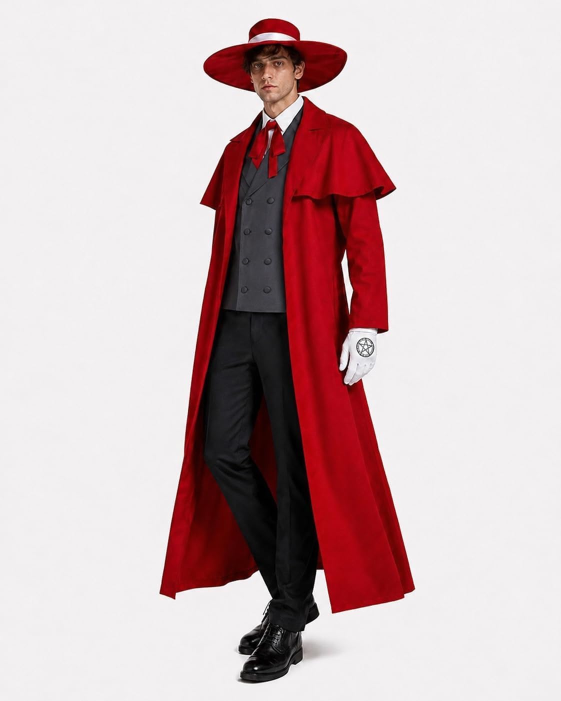 Anime Alucard Cosplay Costume  - Men'S Vampire Accessories 评论和价格