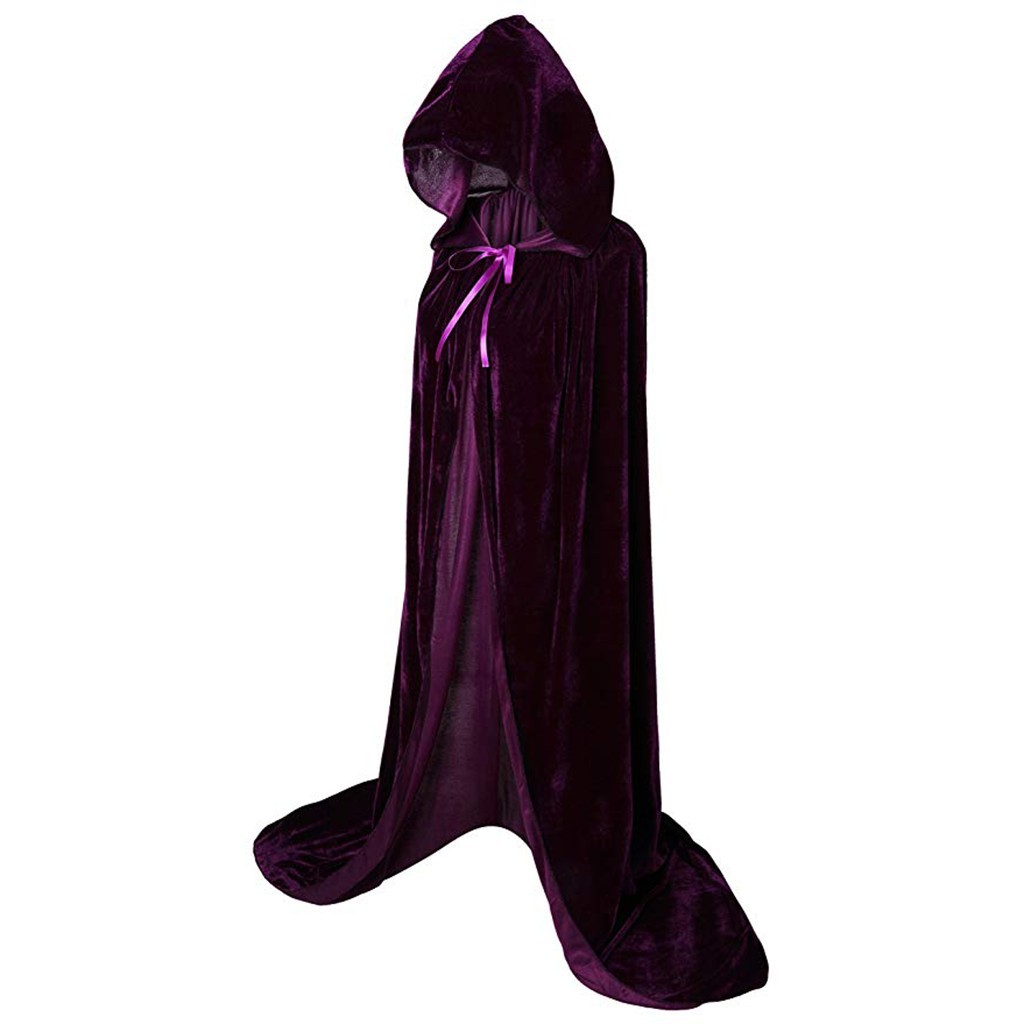 Halloween Cloaks Gothic Hooded - Men'S Vampire Accessories 评论和价格