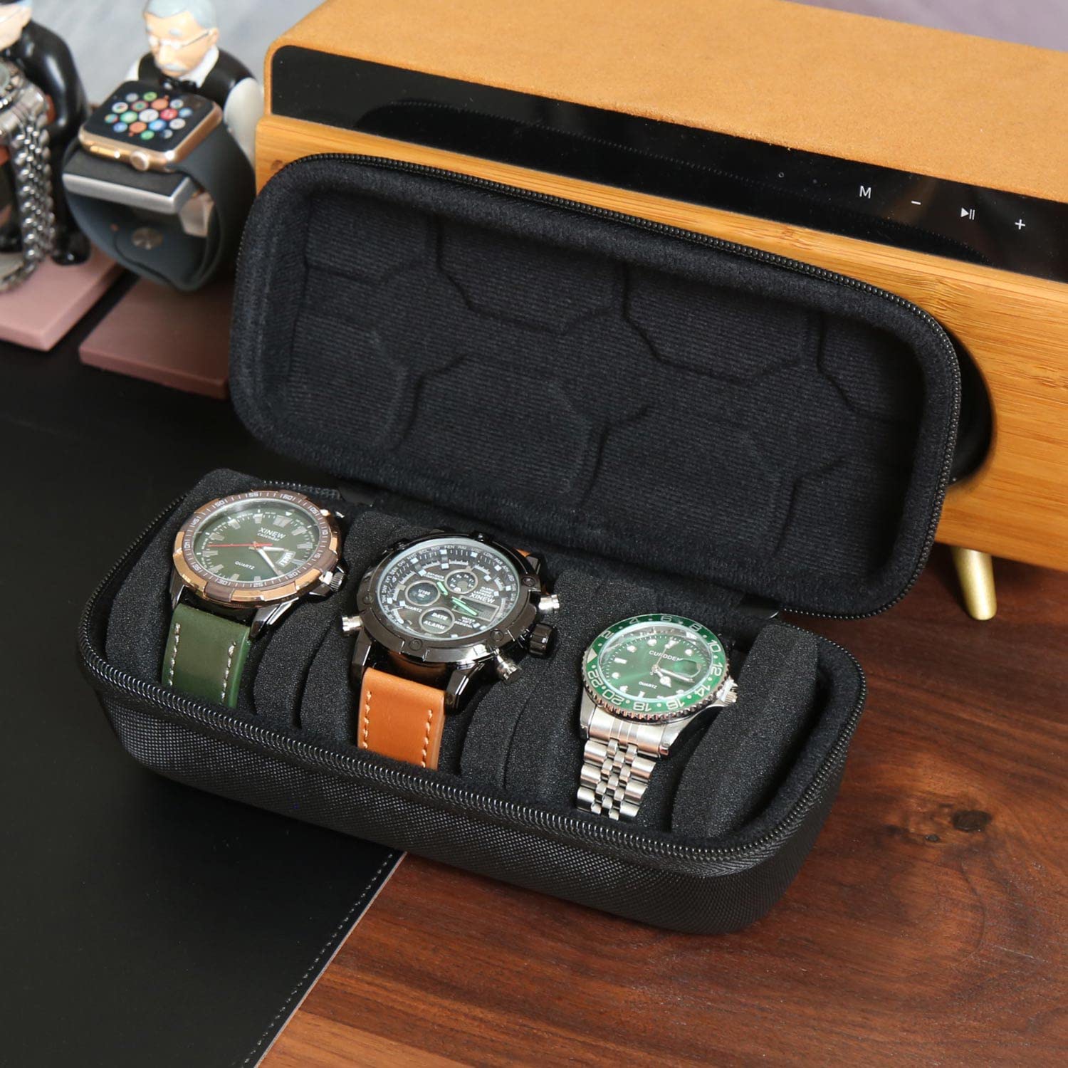 Watch Box Organizer For Men or - Travel Organizer Men 评论和价格
