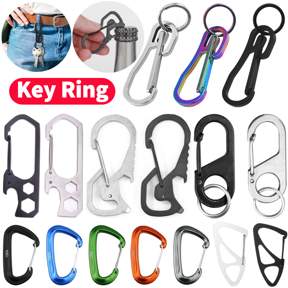 Key Ring Carabiner Outdoor Cli - Keychain Multi Tool 评论和价格