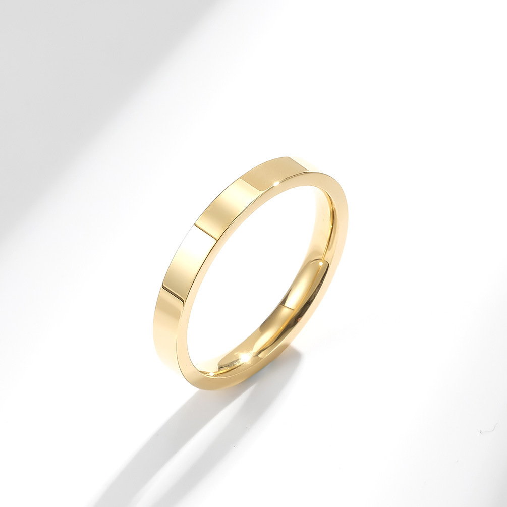 3MM Classic Simple 316L Stainl - Men Accessories Name 评论和价格