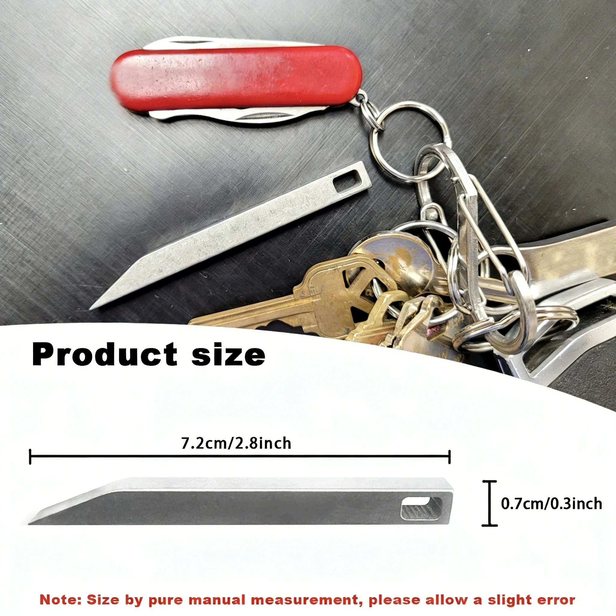 Heavy Duty Keychain Prybar EDC - Keychain Multi Tool 评论和价格