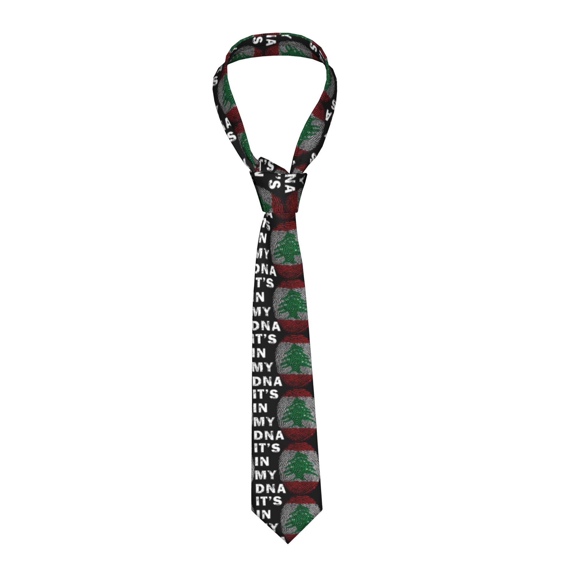 Mens Tie Lebanon in My DNA Leb - Men Accessories Lebanon 评论和价格