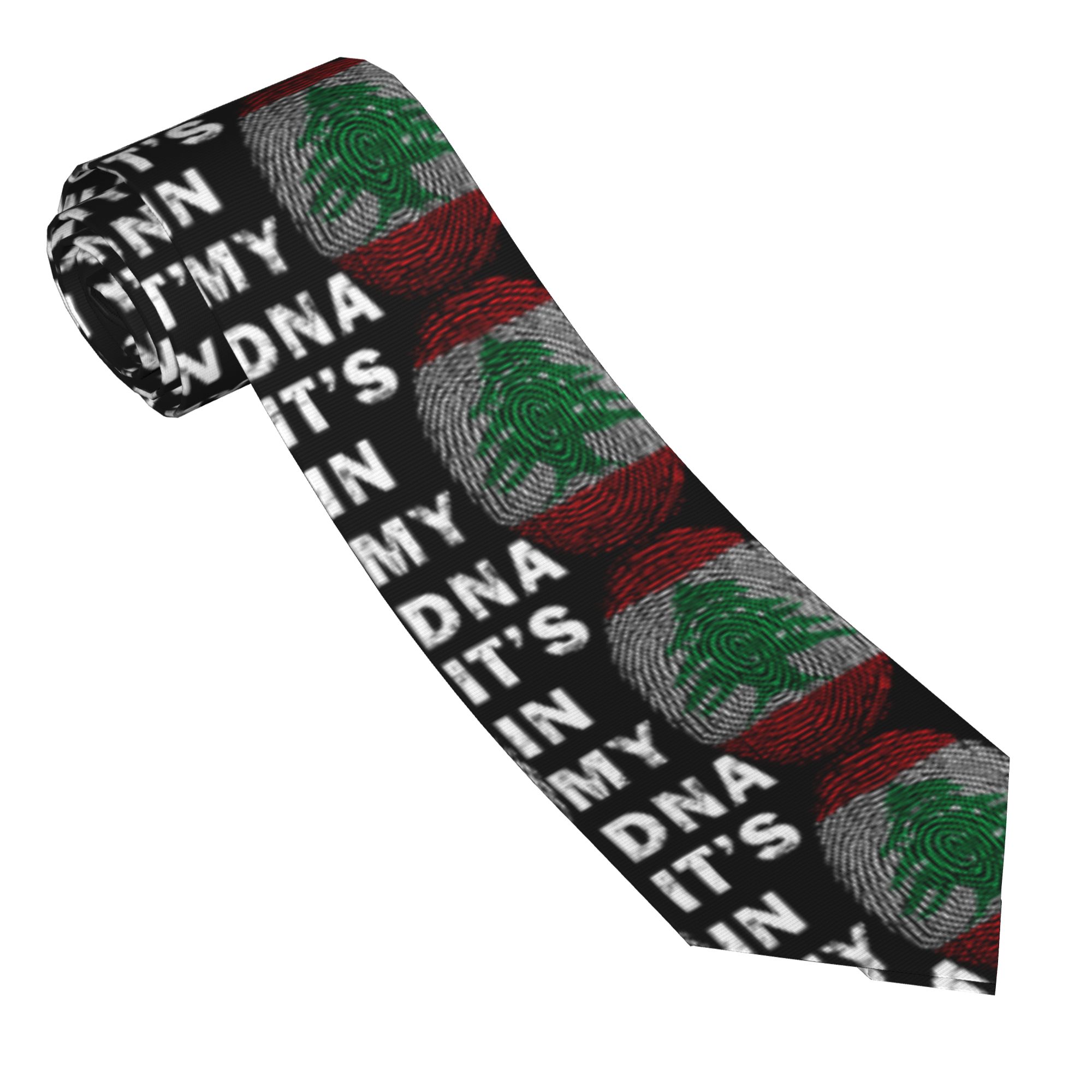 Mens Tie Lebanon in My DNA Leb - Men Accessories Lebanon 评论和价格