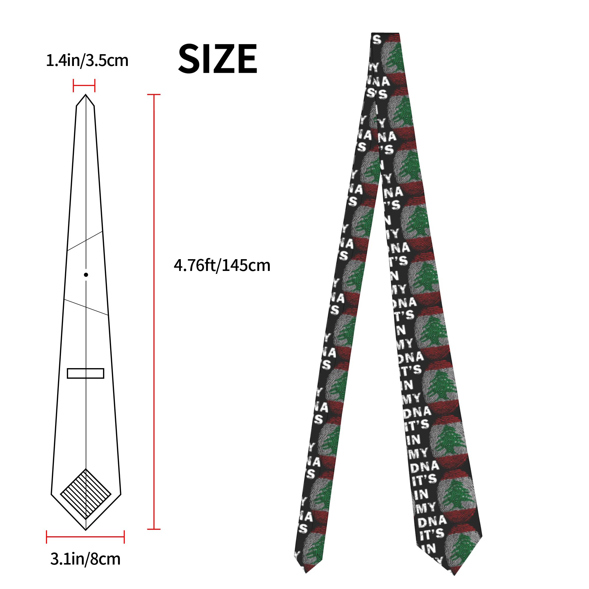 Mens Tie Lebanon in My DNA Leb - Men Accessories Lebanon 评论和价格