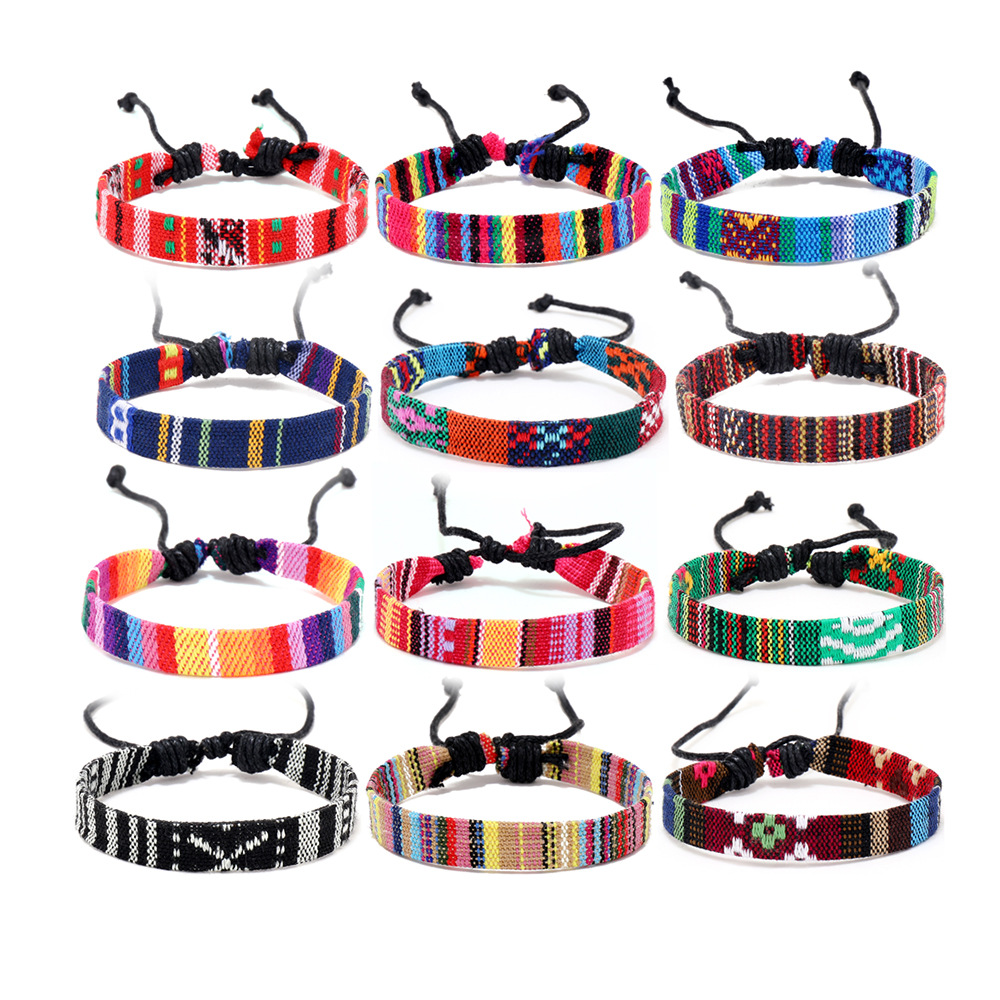12Pcs/Set Nepal Colorful Brace - Men Accessories Nepal 评论和价格