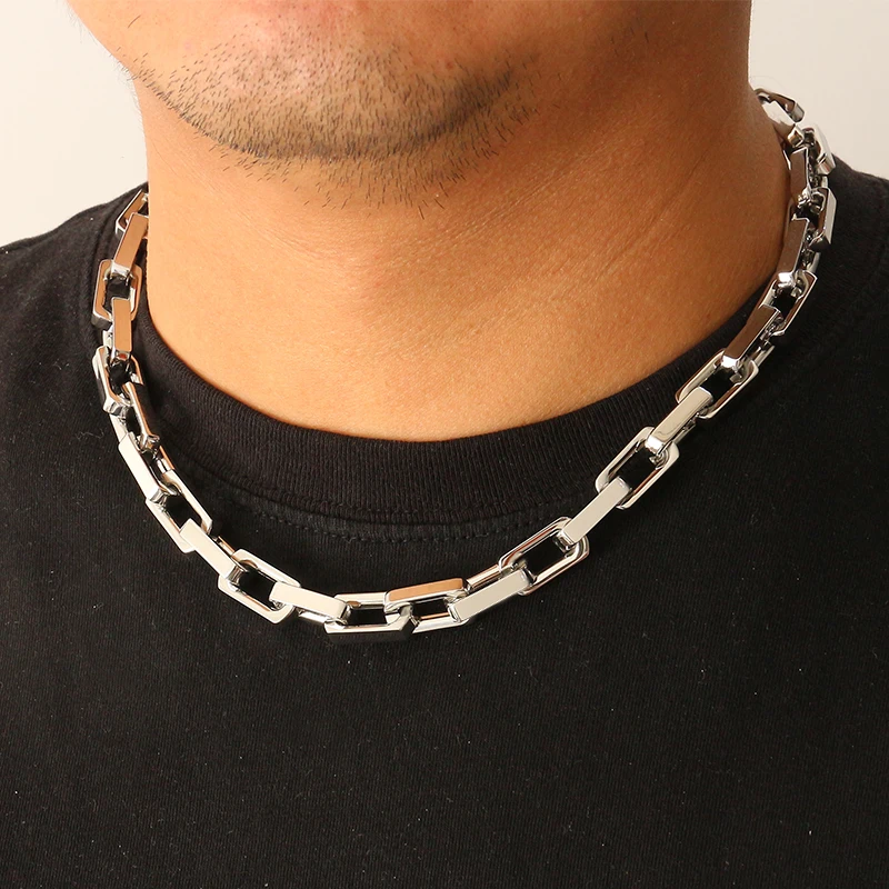 9.5mm Thick Stainless Steel Ba - Men Accessories Chain And Bracelet 评论和价格