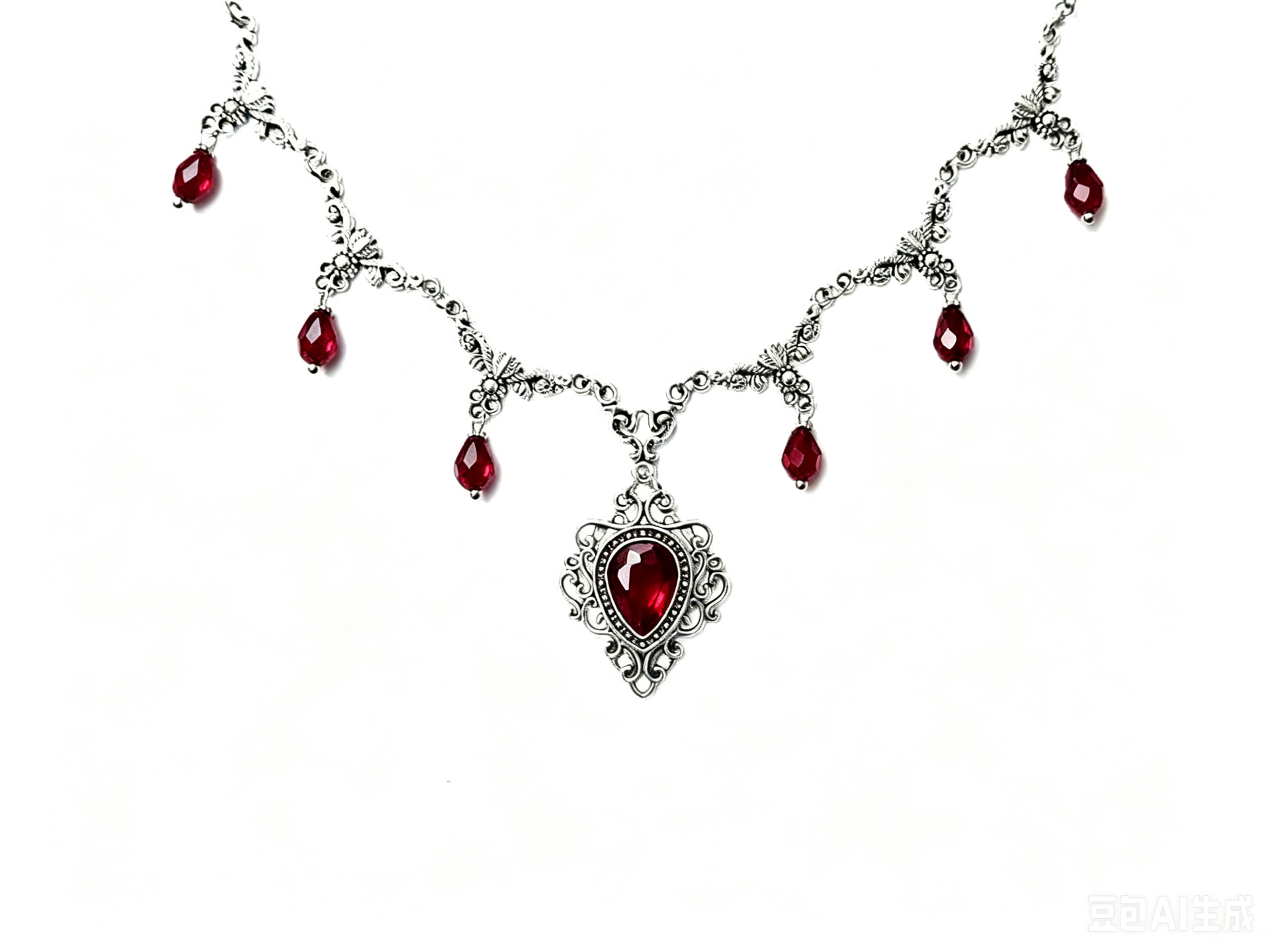 Victoria Embroidered Choker,Go - Men'S Vampire Accessories 评论和价格