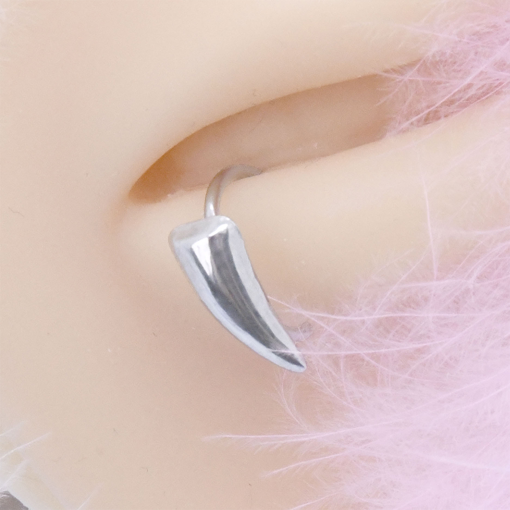 6pcs Stainless Steel Fake Lip  - Men'S Vampire Accessories 评论和价格