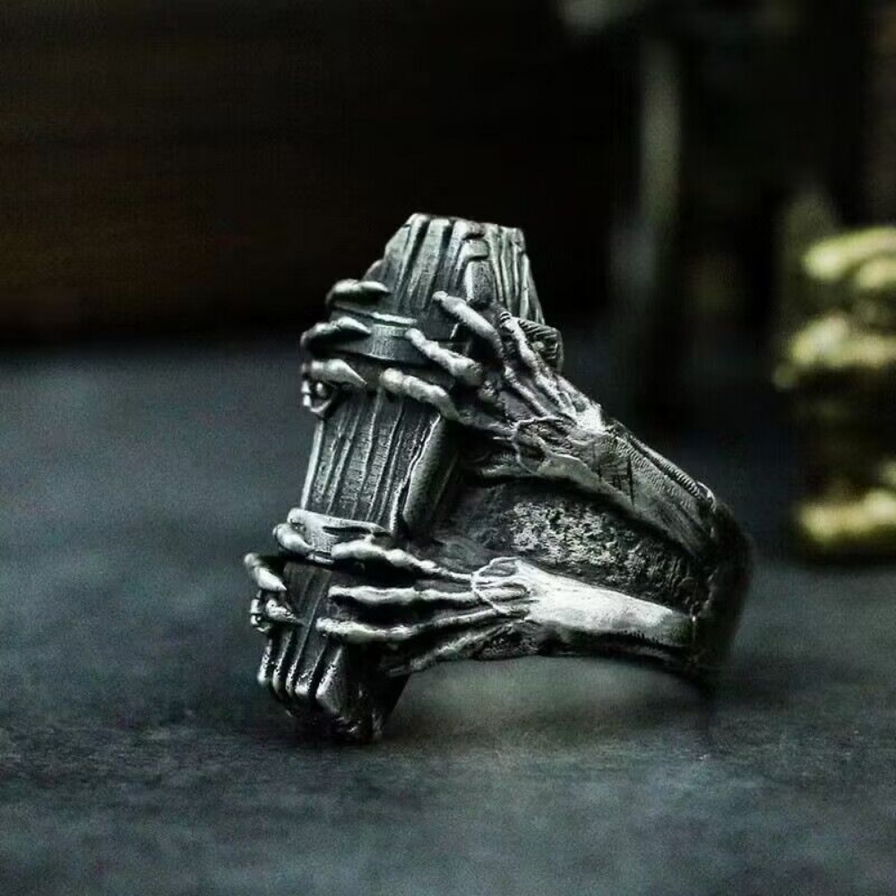 Classic Vintage Coffin Ghost C - Men'S Vampire Accessories 评论和价格
